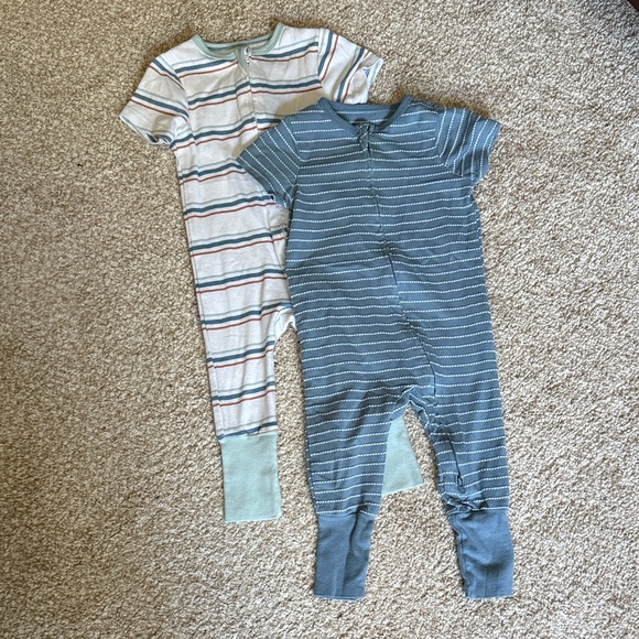 Baby Boy Short Sleeve Zip-up Set - Picture 1 of 1